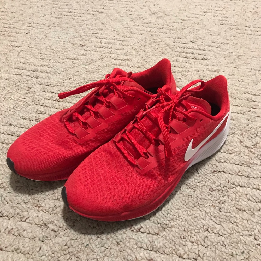Nike red shoes